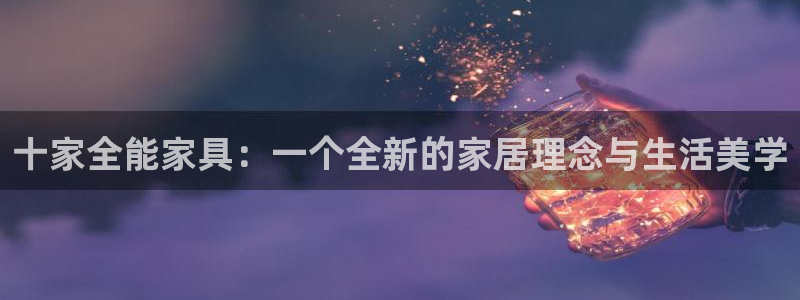 先锋澳门新娱乐：十家全能家具：一个全新的家居理念与生活美学